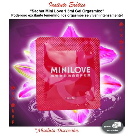 Sachet MINI Love Gel Orgasmico para Mujer