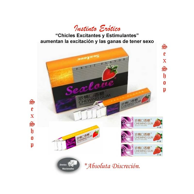 Chicles Excitantes y Estimulantes Femeninos