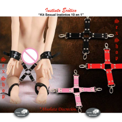 Kit Juego Sexual Instintos 10 en 1
