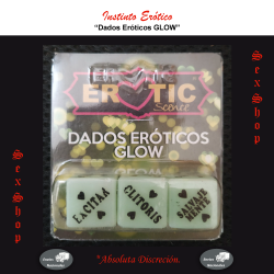 Dados Eróticos GLOW, el sexo puede ser un juego