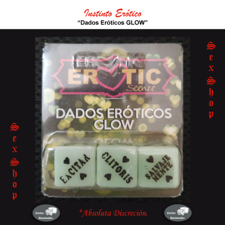 Dados Eróticos GLOW, el sexo puede ser un juego