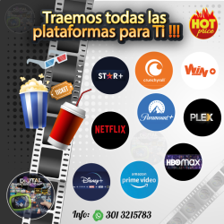 Películas y Series, disfruta tus Cuentas Streaming