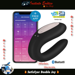 Vibrador Inalámbrico para Parejas Satisfyer Double Joy