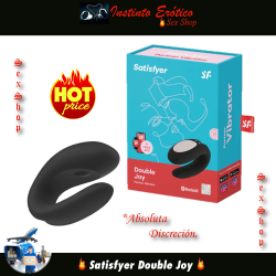 Vibrador Inalámbrico para Parejas Satisfyer Double Joy